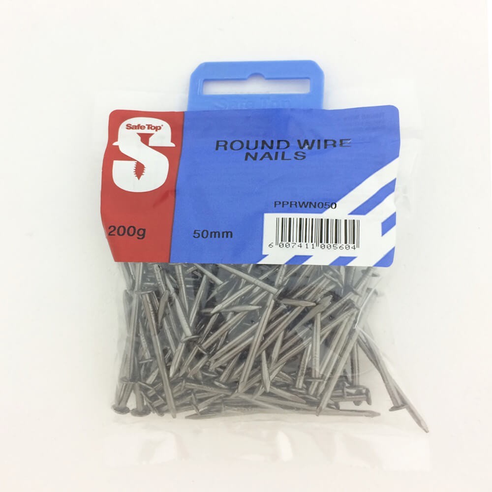 Pre Pack Round Wire Nail 50mm Quantity:200g