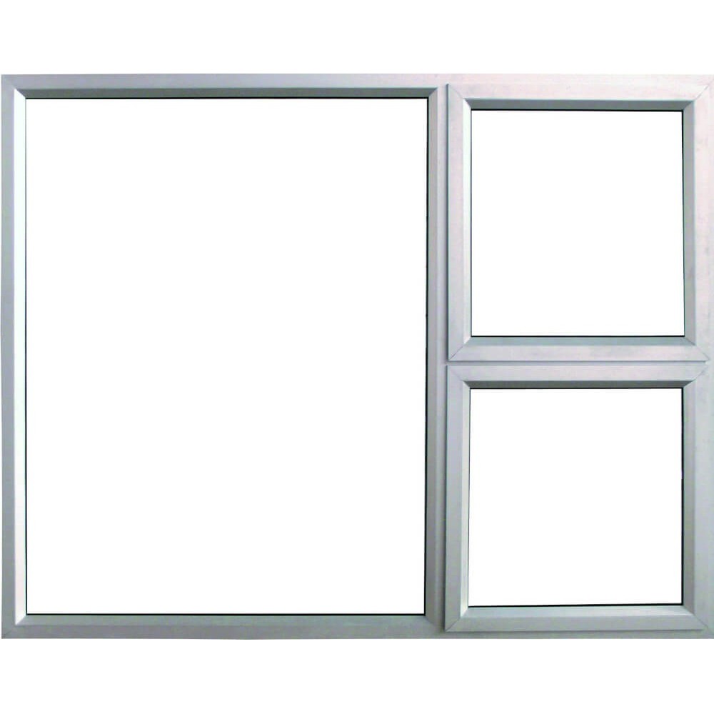 Window Frame Aluminiumin Ptt1515 Nat Clear Right Hand