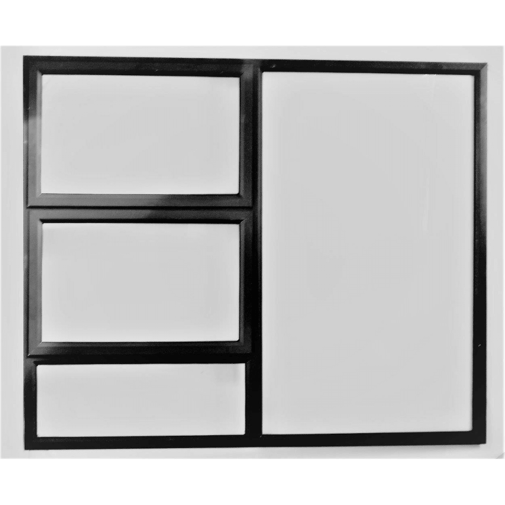 Window Frame Aluminiumin Ptt1815 Charcoal Clear Left Hand
