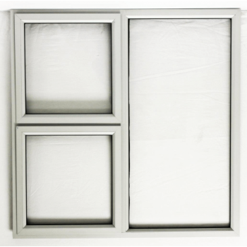 Window Frame Aluminiumin Ptt1212 White Clear Left Hand