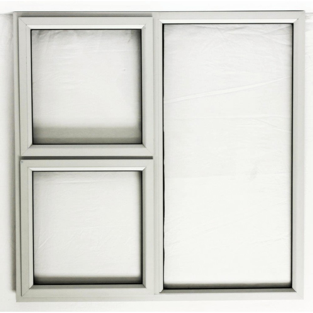 Window Frame Aluminiumin Ptt1212 White Clear Left Hand