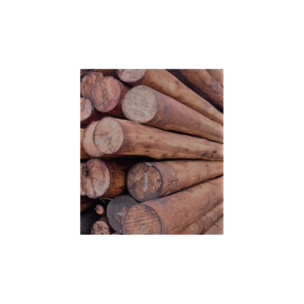 Untreated Roofing Poles 40mm - 75mm X 6m